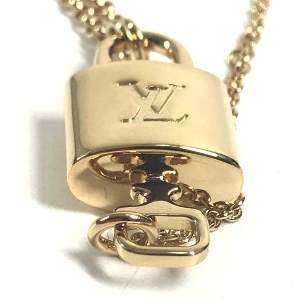 LOUIS VUITTON Gold Necklace - Picture 13 of 14